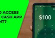 access old cash app account