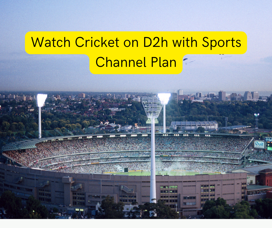 Watch Cricket on D2h with Sports Channel Plan
